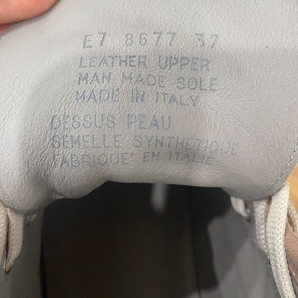 Boemos real suede leather pink high top sneakers - Picture 5 of 5